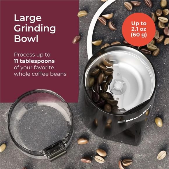 Mueller HyperGrind Precision Electric Spice/Coffee Grinder Mill with Grinding - Picture 6 of 6